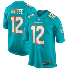 Nike Bob Griese Miami Dolphins Game Retired Player Jersey Aqua