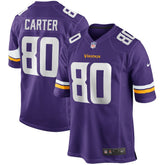Nike Cris Carter Minnesota Vikings Game Retired Player Jersey Purple