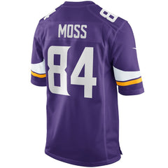 Nike Randy Moss Minnesota Vikings Game Retired Player Jersey Purple