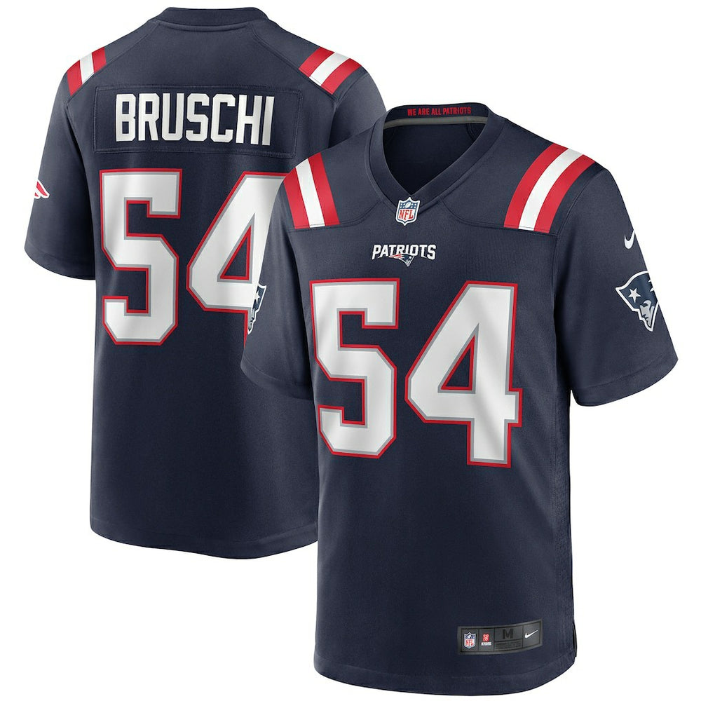 Nike Tedy Bruschi New England Patriots Game Retired Player Jersey Navy