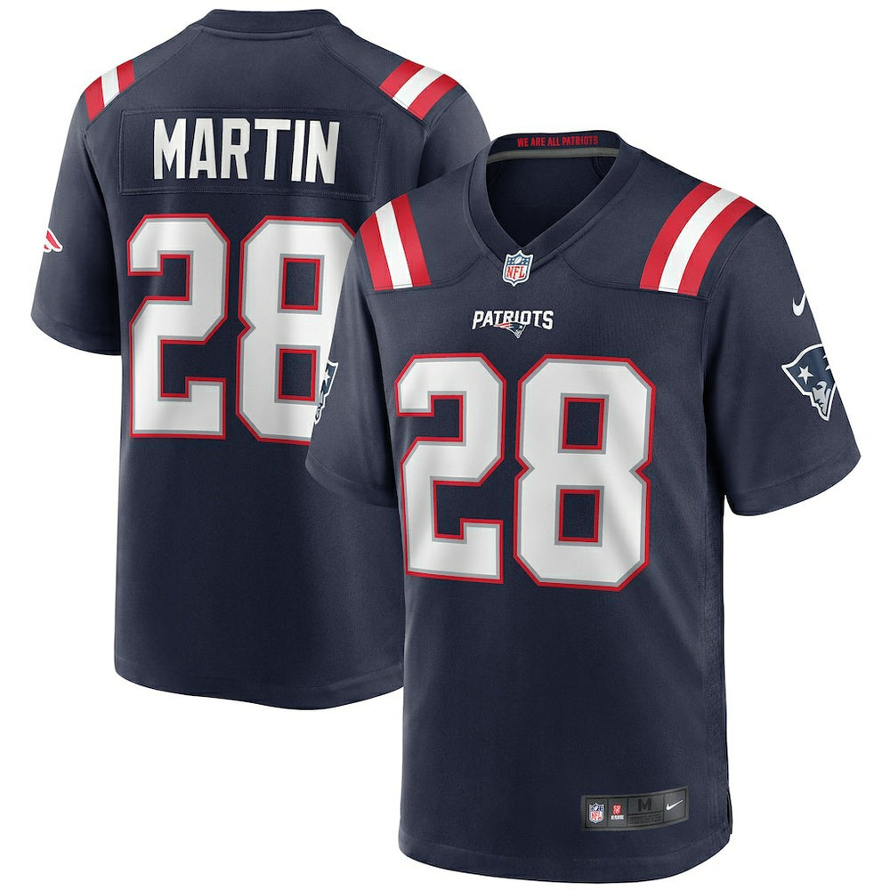 Nike Curtis Martin New England Patriots Game Retired Player Jersey Navy