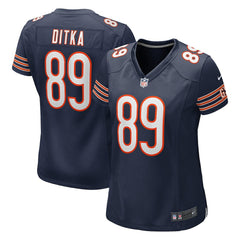Nike Mike Ditka Chicago Bears Women's Game Retired Player Jersey Navy