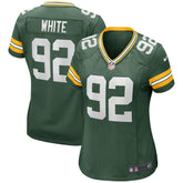 Nike Reggie White Green Bay Packers Women's Game Retired Player Jersey Green