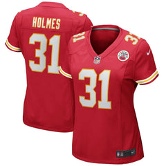 Nike Priest Holmes Kansas City Chiefs Women's Game Retired Player Jersey Red