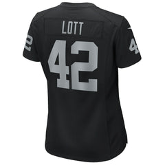 Nike Ronnie Lott Las Vegas Raiders Women's Game Retired Player Jersey Black