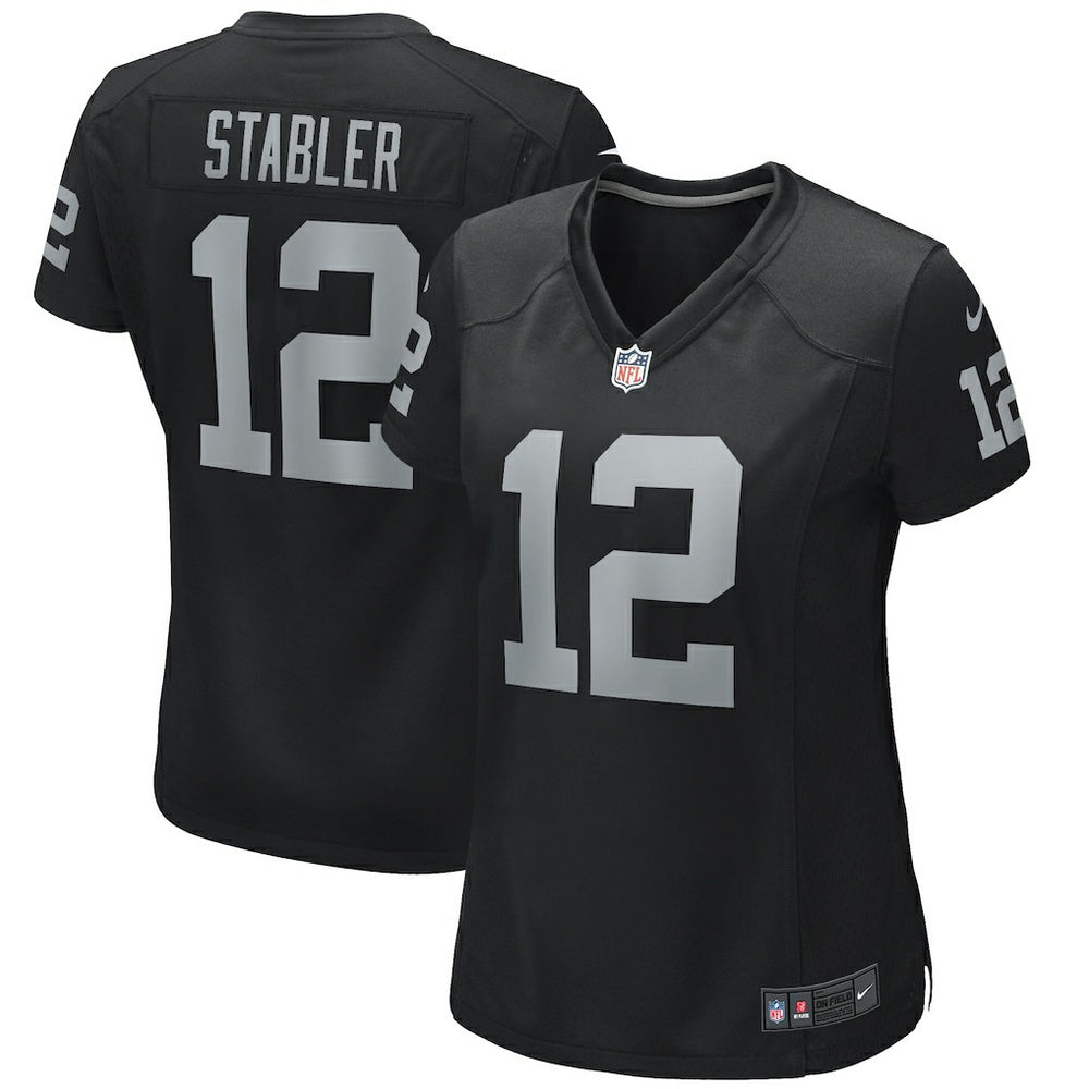 Nike Ken Stabler Las Vegas Raiders Women's Game Retired Player Jersey Black