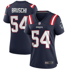 Nike Tedy Bruschi New England Patriots Women's Game Retired Player Jersey Navy