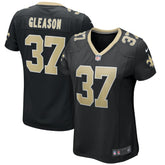 Nike Steve Gleason New Orleans Saints Women's Game Retired Player Jersey Black