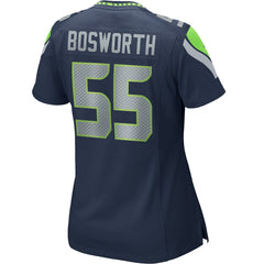 Nike Brian Bosworth Seattle Seahawks Women's Game Retired Player Jersey College Navy