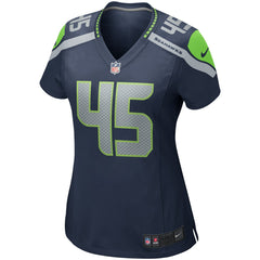 Nike Kenny Easley Seattle Seahawks Women's Game Retired Player Jersey College Navy