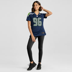 Nike Cortez Kennedy Seattle Seahawks Women's Game Retired Player Jersey College Navy