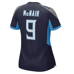 Nike Steve McNair Tennessee Titans Women's Game Retired Player Jersey Navy