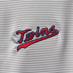 Minnesota Twins Levelwear Orion Historic Logo Raglan Quarter-Zip Jacket - Gray - MLB Lifestyle