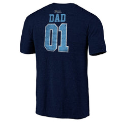 Tampa Bay Rays Father's Day Greatest Dad Tri-Blend T-Shirt - Navy - MLB Online