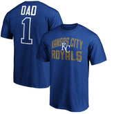 Kansas City Royals Father's Day #1 Dad T-Shirt - Royal - MLB Discount