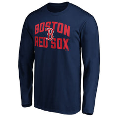 Boston Red Sox Father's Day #1 Dad Long Sleeve T-Shirt - Navy - MLB on Sale