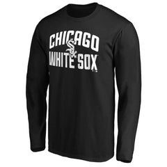 Chicago White Sox Father's Day #1 Dad Long Sleeve T-Shirt - Black - MLB Lifestyle