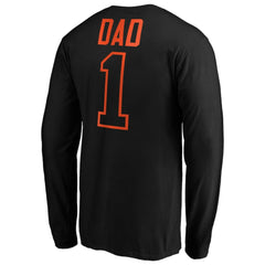 San Francisco Giants Father's Day #1 Dad Long Sleeve T-Shirt - Black - MLB on Sale