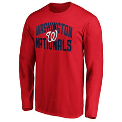 Washington Nationals Father's Day #1 Dad Long Sleeve T-Shirt - Red - MLB Online