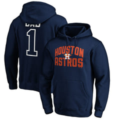 Houston Astros Father's Day #1 Dad Pullover Hoodie - Navy - MLB Discount