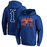 New York Mets Father's Day #1 Dad Pullover Hoodie - Royal - MLB Sale
