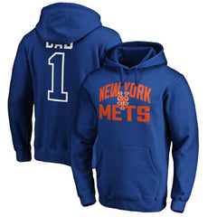 New York Mets Father's Day #1 Dad Pullover Hoodie - Royal - MLB Sale