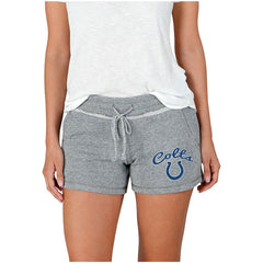 Indianapolis Colts Concepts Sport Women's Mainstream Terry Shorts Gray