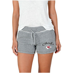 Kansas City Chiefs Concepts Sport Women's Mainstream Terry Shorts Gray