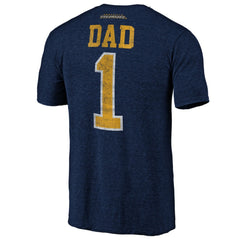Nashville Predators Greatest Dad Tri-Blend T-Shirt - Navy - NHL 3990265