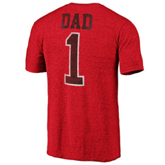 New Jersey Devils Greatest Dad Tri-Blend T-Shirt - Red - NHL 3990266