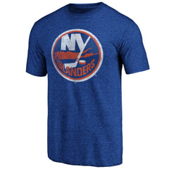 New York Islanders Greatest Dad Tri-Blend T-Shirt - Royal - NHL 3990267