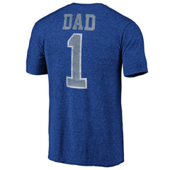 Tampa Bay Lightning Greatest Dad Tri-Blend T-Shirt - Blue - NHL 3990273