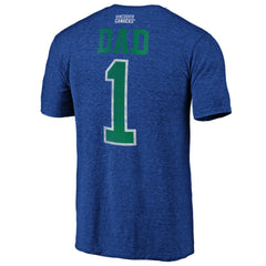 Vancouver Canucks Greatest Dad Tri-Blend T-Shirt - Blue - NHL 3990275