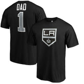 Los Angeles Kings #1 Dad T-Shirt - Black - NHL 3990292