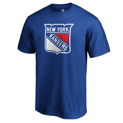 New York Rangers #1 Dad Logo T-Shirt - Blue - NHL 3990298
