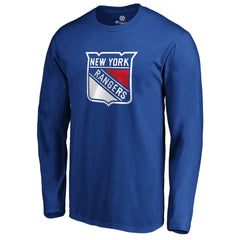 New York Rangers #1 Dad Long Sleeve T-Shirt - Blue - NHL 3990329