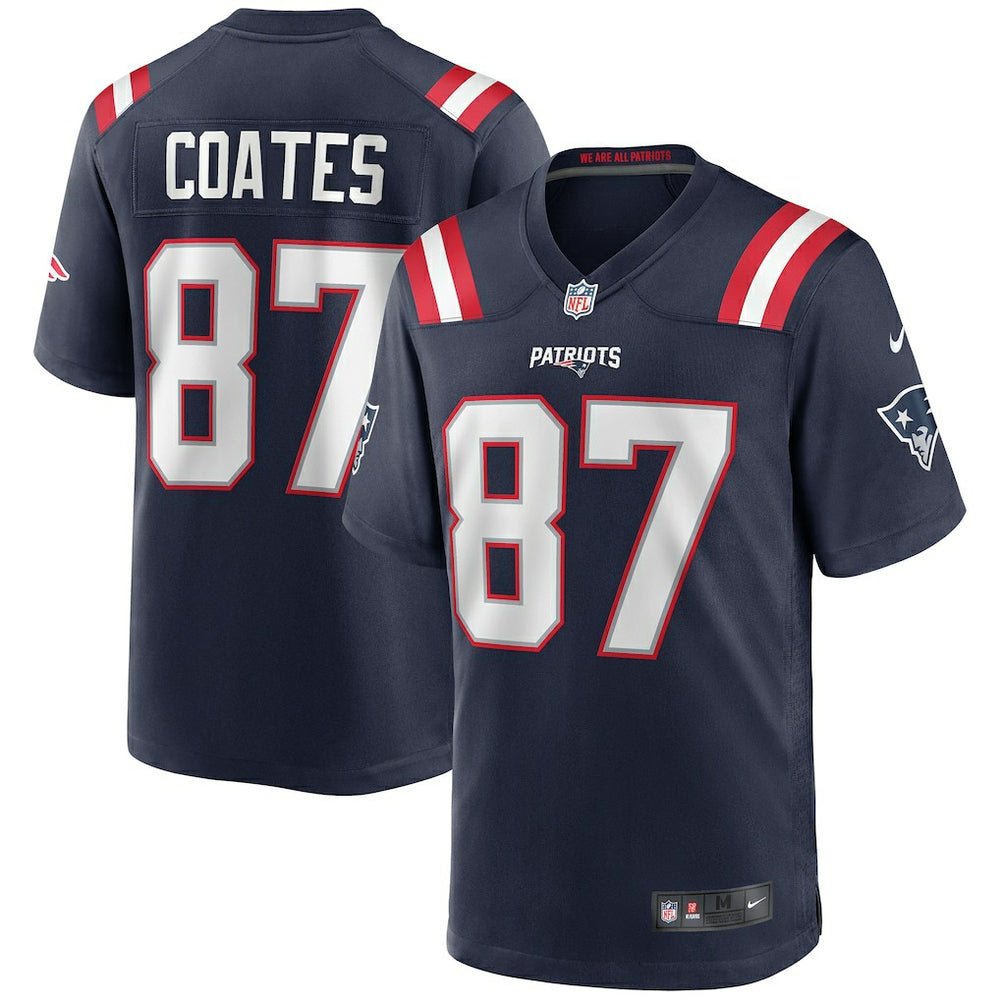 Nike Ben Coates New England Patriots Game Retired Player Jersey Navy