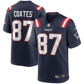 Nike Ben Coates New England Patriots Game Retired Player Jersey Navy