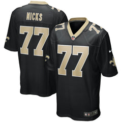 Nike Carl Nicks New Orleans Saints Game Retired Player Jersey Black
