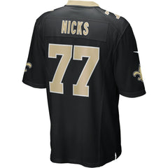 Nike Carl Nicks New Orleans Saints Game Retired Player Jersey Black