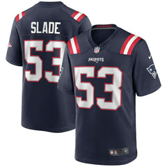 Nike Chris Slade New England Patriots Game Retired Player Jersey Navy