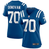 Nike Art Donovan Indianapolis Colts Women's Game Retired Player Jersey Royal
