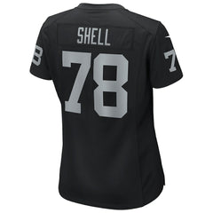Nike Art Shell Las Vegas Raiders Women's Game Retired Player Jersey Black