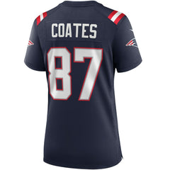 Nike Ben Coates New England Patriots Women's Game Retired Player Jersey Navy