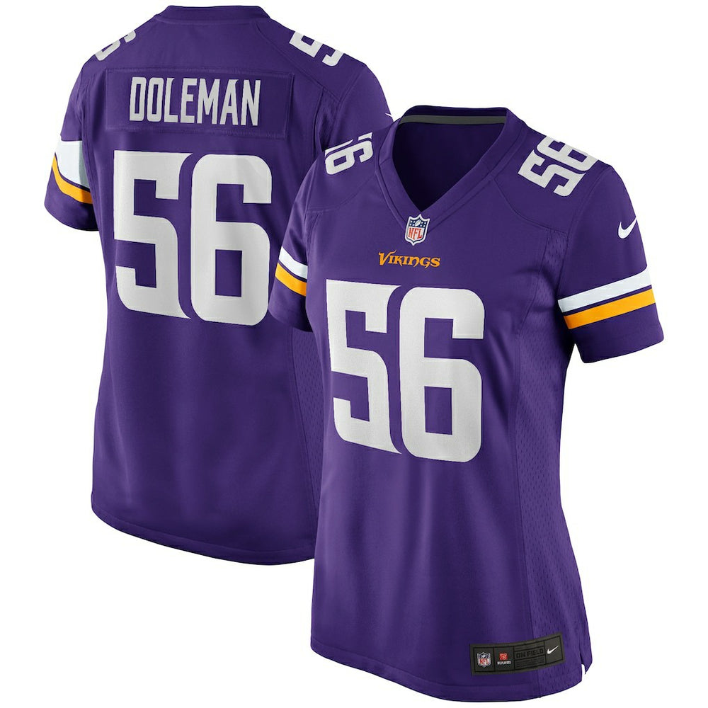 Nike Chris Doleman Minnesota Vikings Women's Game Retired Player Jersey Purple