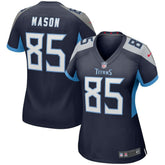 Nike Derrick Mason Tennessee Titans Women's Game Retired Player Jersey Navy