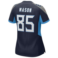 Nike Derrick Mason Tennessee Titans Women's Game Retired Player Jersey Navy