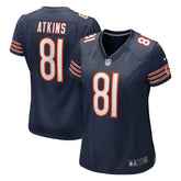 Nike Doug Atkins Chicago Bears Women's Game Retired Player Jersey Navy