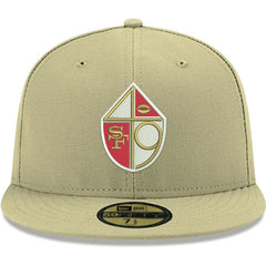 San Francisco 49ers New Era Omaha Throwback 59FIFTY Fitted Hat Gold