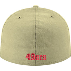 San Francisco 49ers New Era Omaha Throwback 59FIFTY Fitted Hat Gold